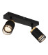 Korben Twin Ceiling Spotlight Matt Black 2x GU10-1