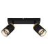 Korben Twin Ceiling Spotlight Matt Black 2x GU10-3