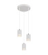 Korben Cluster Pendant Ceiling Light White Matt 3x GU10-1
