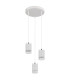 Korben Cluster Pendant Ceiling Light White Matt 3x GU10-2
