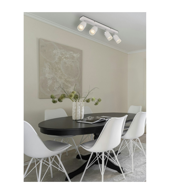 Korben Ceiling Spotlight Bar White Matt 4x GU10-5