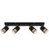 Korben Ceiling Spotlight Bar Matt Black 4x GU10-3