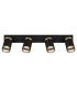 Korben Ceiling Spotlight Bar Matt Black 4x GU10-4