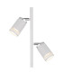 Korben Multi Arm Floor Lamp White Matt 2x GU10-3