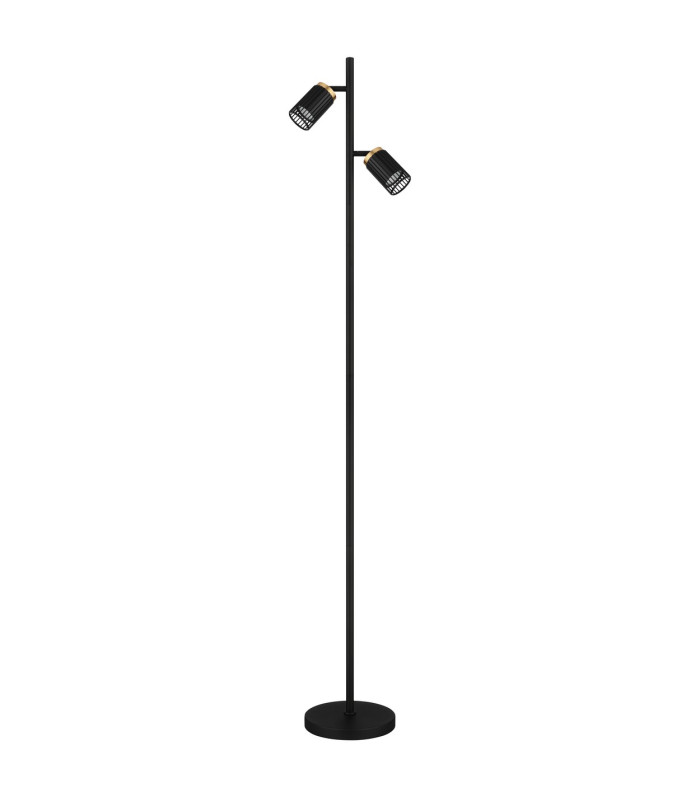 Korben Multi Arm Floor Lamp Matt Black 2x GU10-2