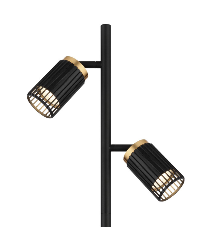 Korben Multi Arm Floor Lamp Matt Black 2x GU10-3
