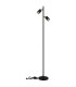 Korben Multi Arm Floor Lamp Matt Black 2x GU10-4