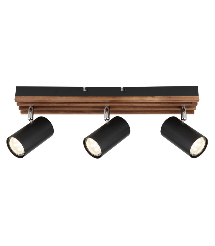 Kayden Ceiling Spotlight Bar Matt Black 3x GU10-3