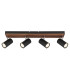 Kayden Ceiling Spotlight Bar Matt Black 4x GU10-3