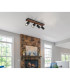 Kayden Ceiling Spotlight Bar Matt Black 4x GU10-6