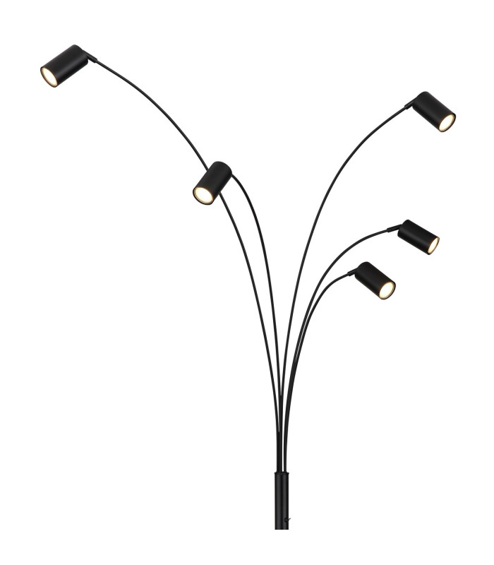 Robby Multi Arm Floor Lamp Matt Black 5x GU10-3