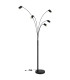 Robby Multi Arm Floor Lamp Matt Black 5x GU10-4