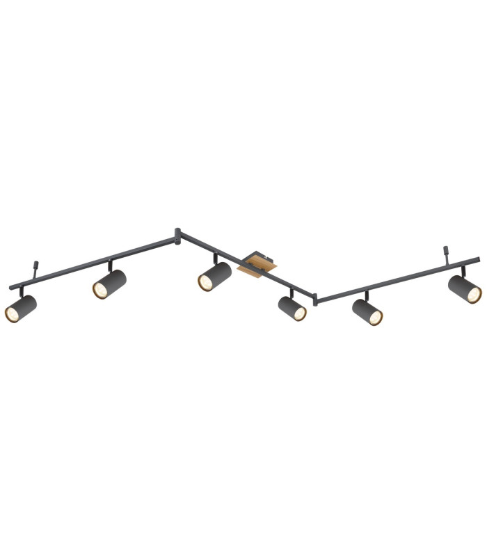 Robby Ceiling Spotlight Bar Graphite 6x GU10-1