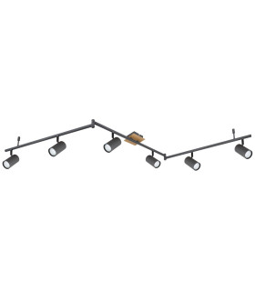 Robby Ceiling Spotlight Bar Graphite 6x GU10-2