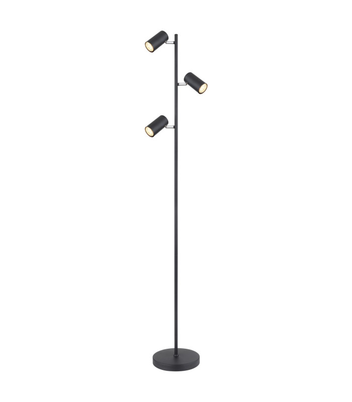 Robby Multi Arm Floor Lamp Matt Black 3x GU10-1