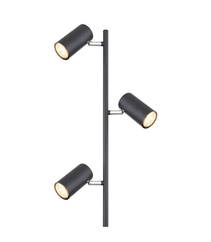 Robby Multi Arm Floor Lamp Matt Black 3x GU10-3