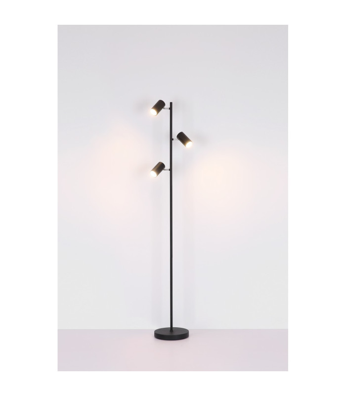 Robby Multi Arm Floor Lamp Matt Black 3x GU10-6