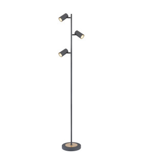 Robby Multi Arm Floor Lamp Graphite 3x GU10-1