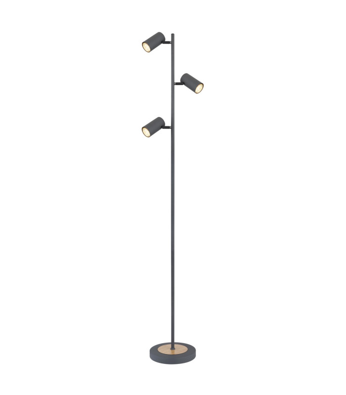 Robby Multi Arm Floor Lamp Graphite 3x GU10-1