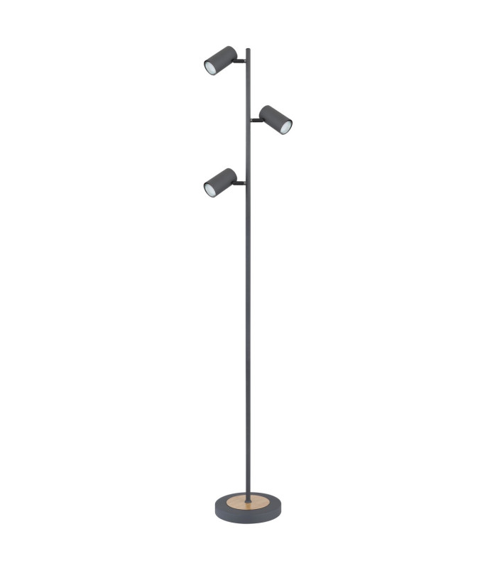 Robby Multi Arm Floor Lamp Graphite 3x GU10-2