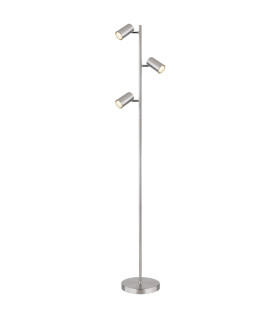 Robby Multi Arm Floor Lamp Nickel Matt 3x GU10-1