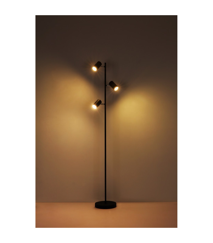 Robby Multi Arm Floor Lamp Nickel Matt 3x GU10-5