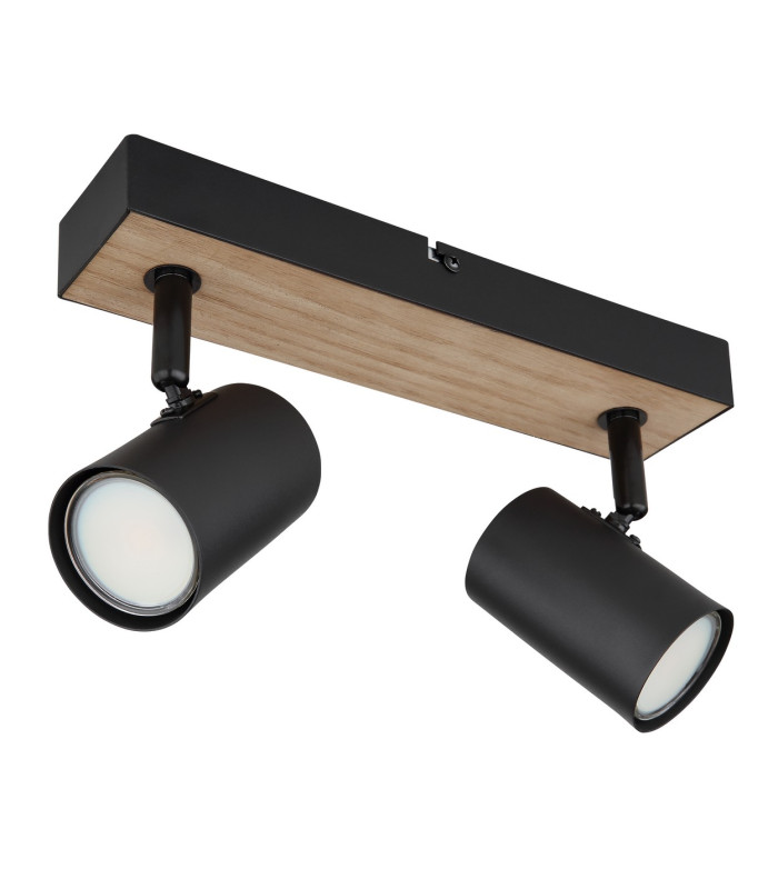 Robby Twin Ceiling Spotlight Matt Black 2x GU10-2
