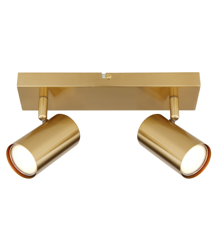 Robby Twin Ceiling Spotlight Gold Colours Brushed 2x GU10-3
