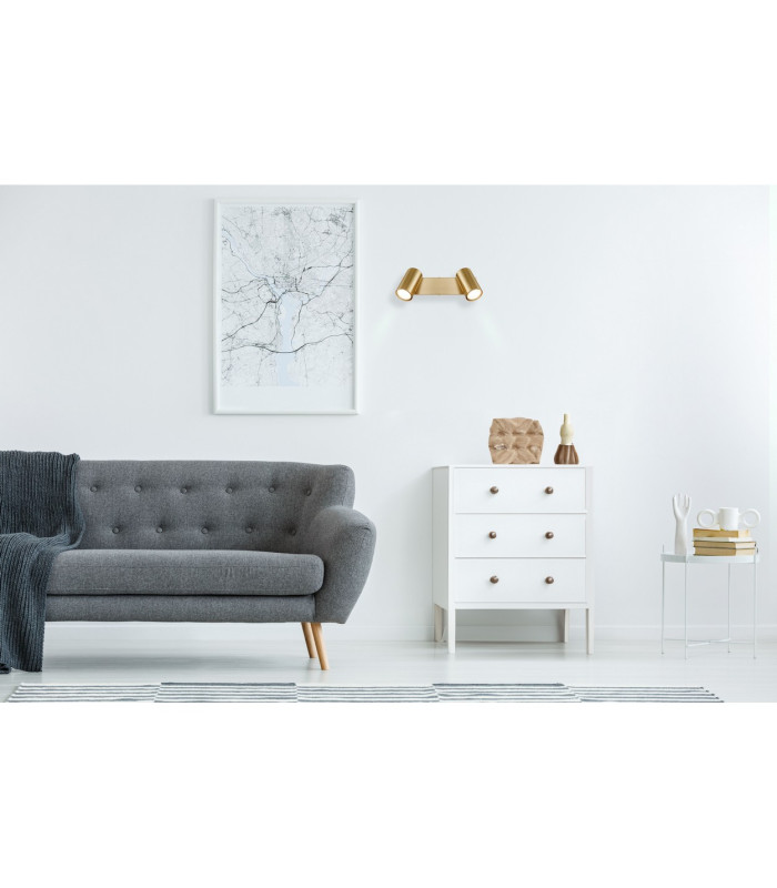 Robby Twin Ceiling Spotlight Gold Colours Brushed 2x GU10-5
