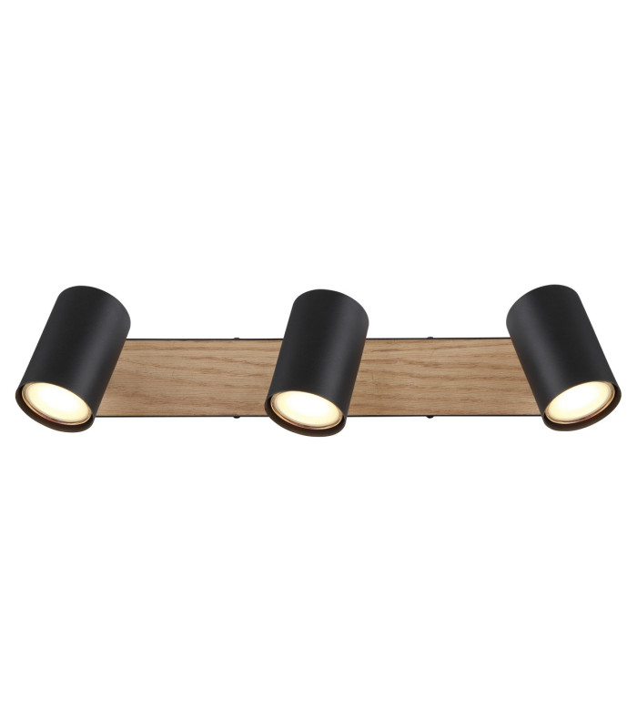Robby Twin Ceiling Spotlight Matt Black 3x GU10-4