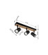 Robby Twin Ceiling Spotlight Matt Black 3x GU10-7