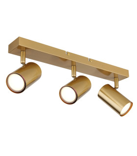Robby Ceiling Spotlight Bar Gold Colours Brushed 3x GU10-1