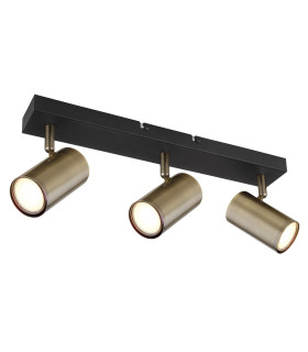 Robby Ceiling Spotlight Bar Matt Black 3x GU10-1