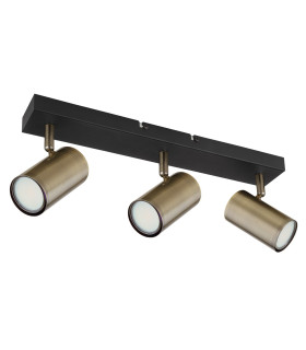 Robby Ceiling Spotlight Bar Matt Black 3x GU10-2