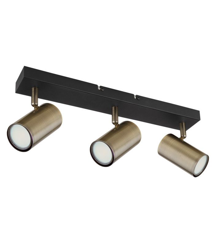 Robby Ceiling Spotlight Bar Matt Black 3x GU10-2
