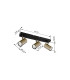 Robby Ceiling Spotlight Bar Matt Black 3x GU10-7