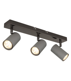 Robby Ceiling Spotlight Bar Gunmetal 3x GU10-1