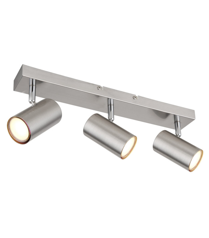 Robby Ceiling Spotlight Bar Nickel Matt 3x GU10-1