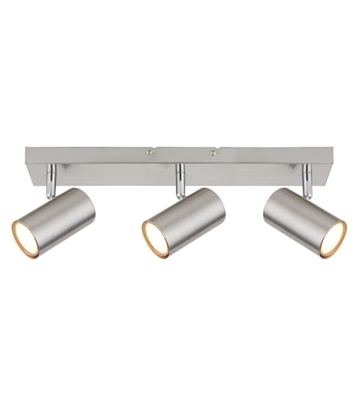 Robby Ceiling Spotlight Bar Nickel Matt 3x GU10-3
