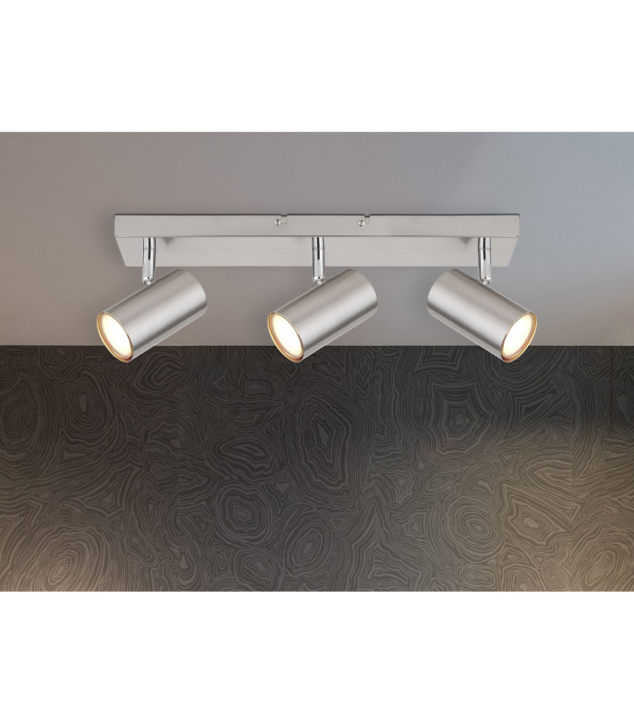 Robby Ceiling Spotlight Bar Nickel Matt 3x GU10-6