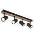 Robby Ceiling Spotlight Bar Matt Black 4x GU10-1
