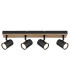 Robby Ceiling Spotlight Bar Matt Black 4x GU10-3