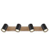 Robby Ceiling Spotlight Bar Matt Black 4x GU10-4