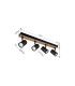 Robby Ceiling Spotlight Bar Matt Black 4x GU10-7