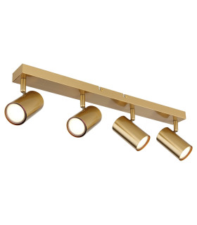 Robby Ceiling Spotlight Bar Gold Colours Brushed 4x GU10-1