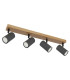 Robby Ceiling Spotlight Bar Wood Look 4x GU10-2