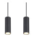 Robby Bar Pendant Ceiling Light Matt Black 4x GU10-4