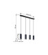Robby Bar Pendant Ceiling Light Matt Black 4x GU10-6