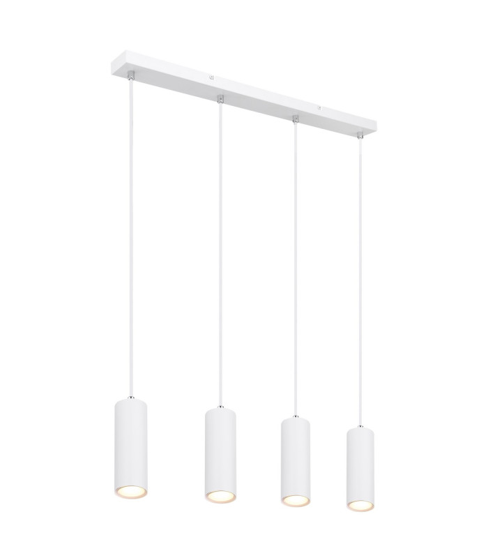 Robby Bar Pendant Ceiling Light White 4x GU10-1