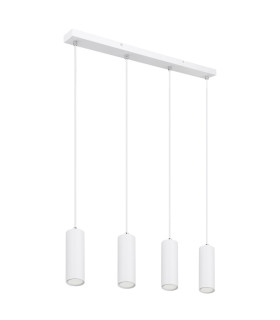 Robby Bar Pendant Ceiling Light White 4x GU10-2